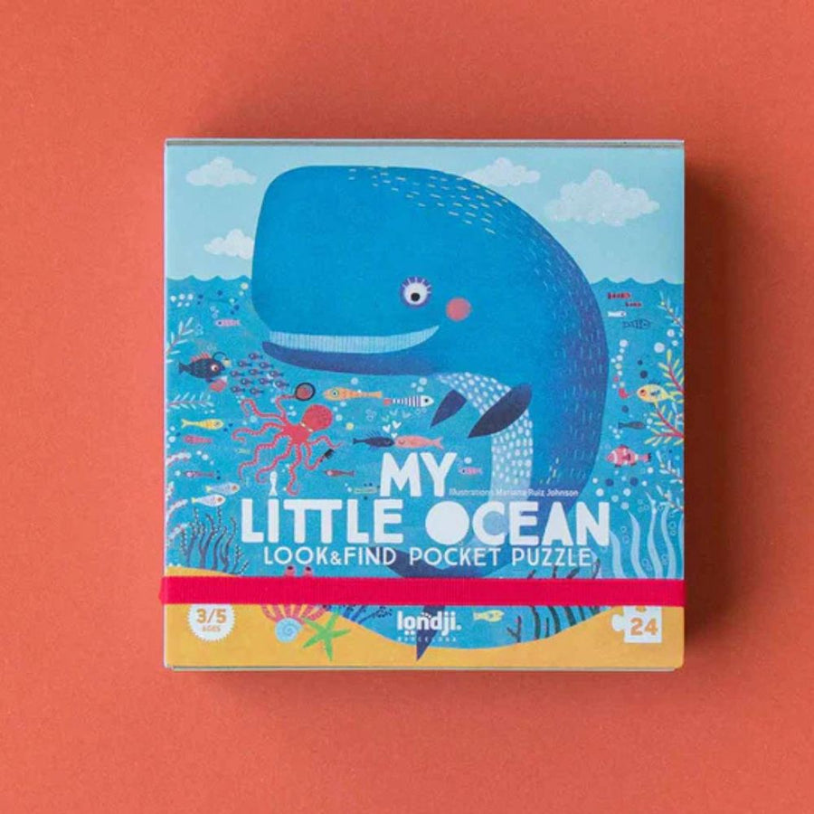 Londji Pocket Puzzle & Observation Game - My Little Ocean (24 pieces)