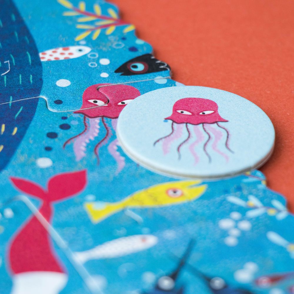 Londji Pocket Puzzle & Observation Game - My Little Ocean (24 pieces)