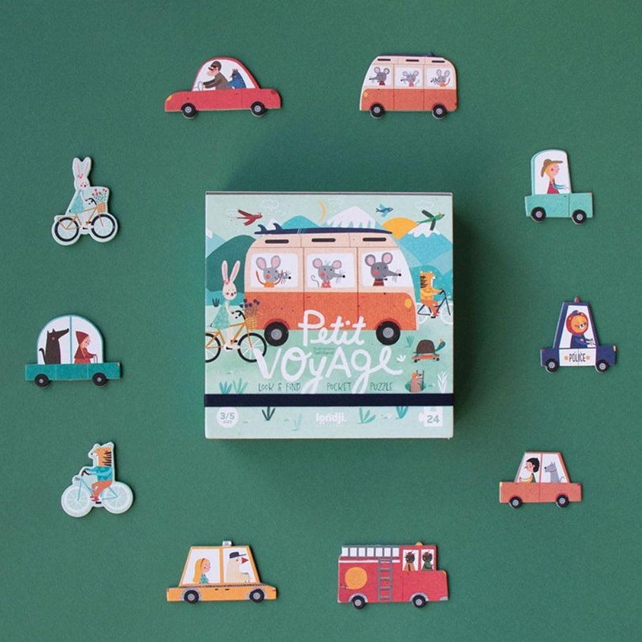 Londji Pocket Puzzle & Observation Game - Petit Voyage (24 pieces)