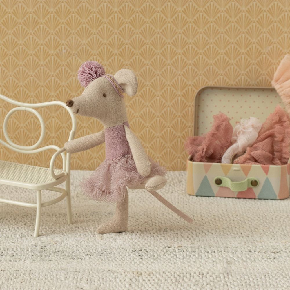 Maileg - Ballerina Mouse, Little Sister Mouse 17-6108-00