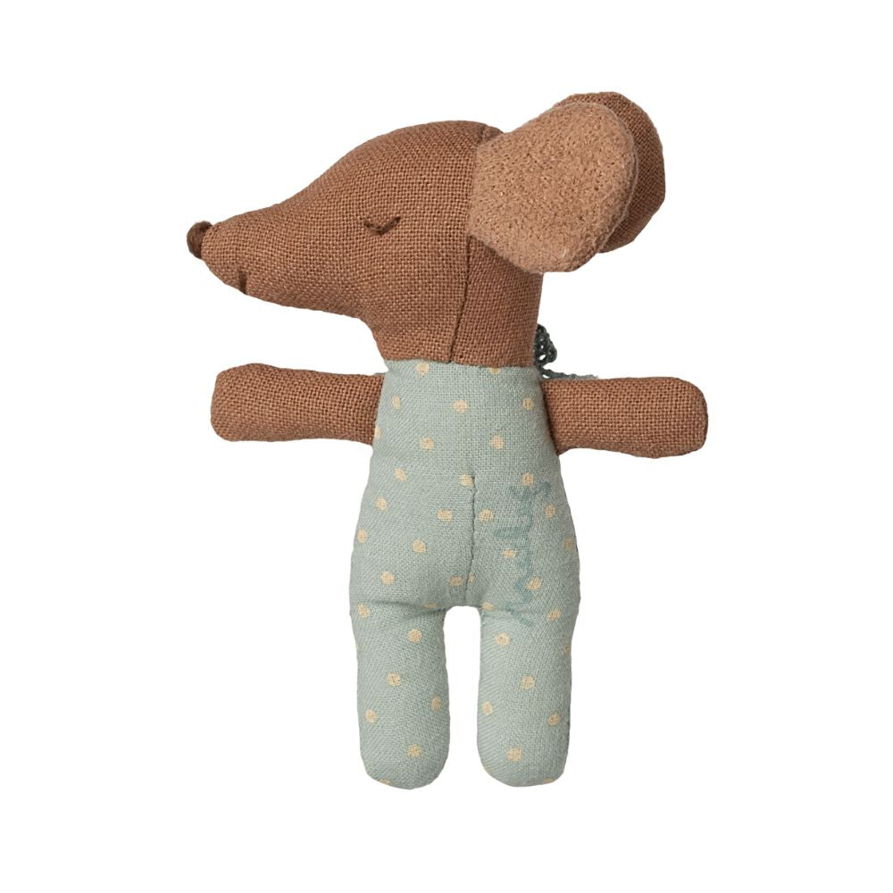 Maileg Baby Mouse Sleepy Wakey In Box - Boy 17-5001-00