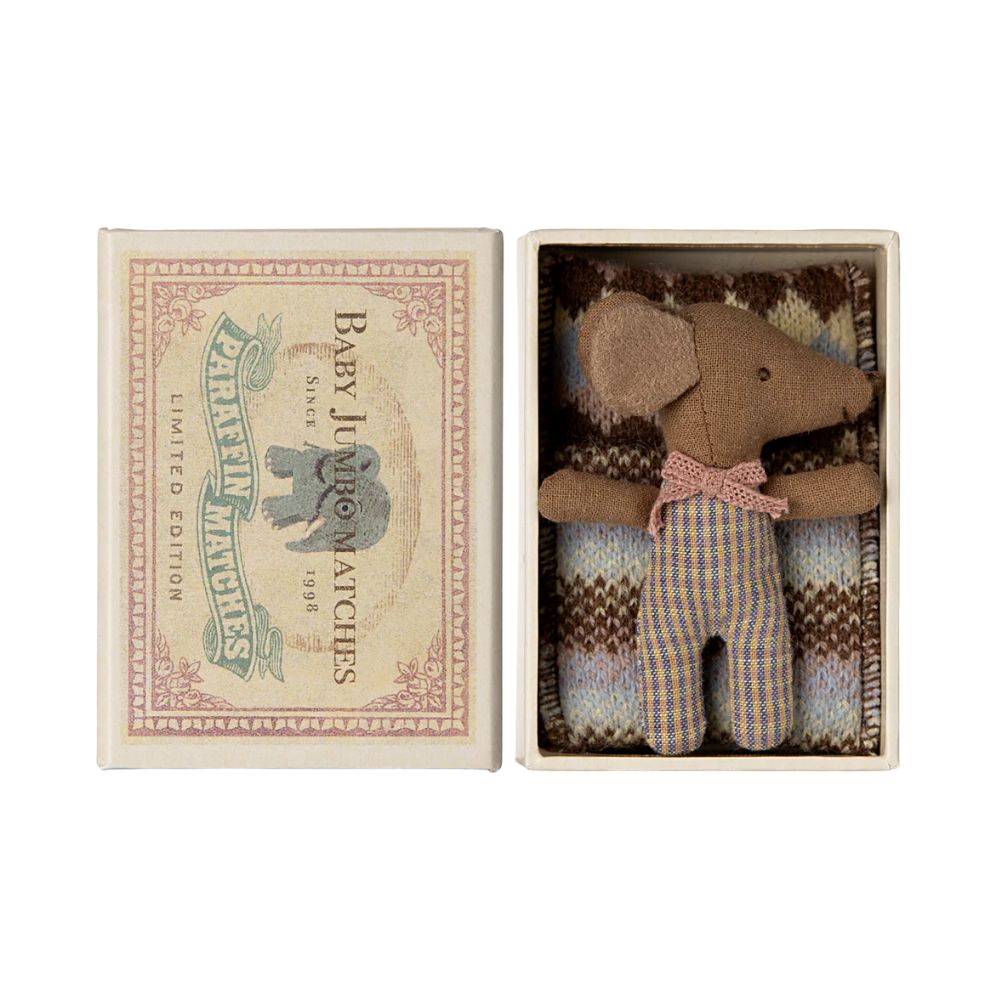 Maileg Baby Mouse, Sleepy/Wakey in Box - Girl 1000 x 1000