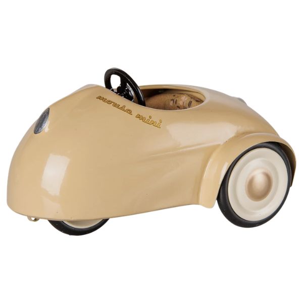 Maileg Car, Mouse in Wheat vintage metal toy car with pull string for Little Brother, Little Sister, Big Brother, Big Sister and Mum and Dad mice.
