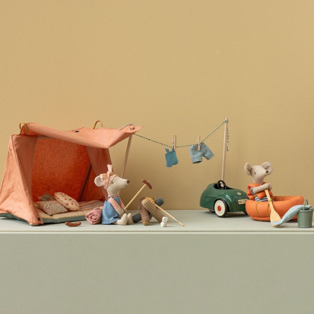 Maileg Hiker Mouse - Bonfire set
