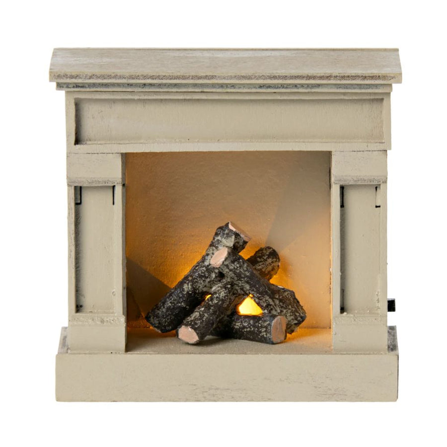 Maileg Miniature Fireplace, Off White 1000 x 1000
