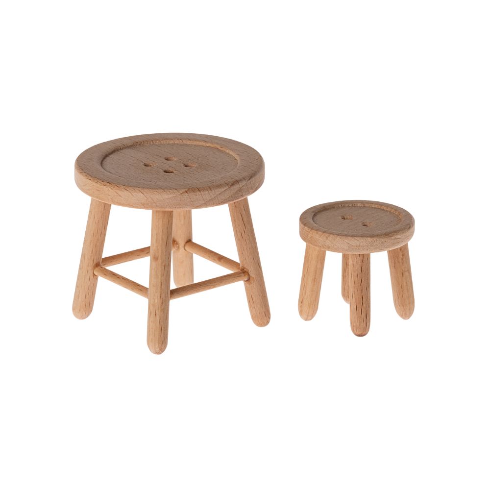 Maileg Button Table and Stool