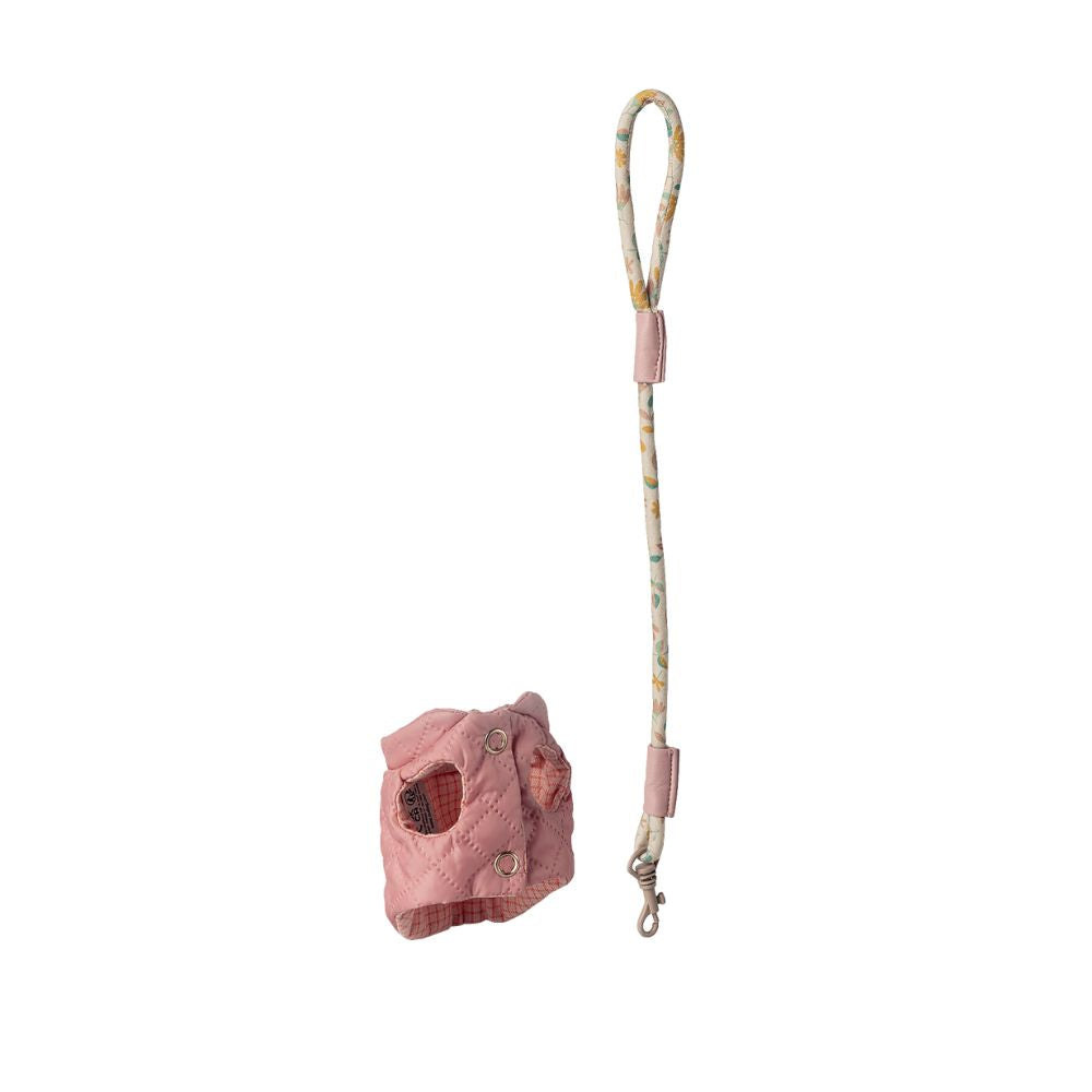 Maileg Pet Harness and Leash, Rose