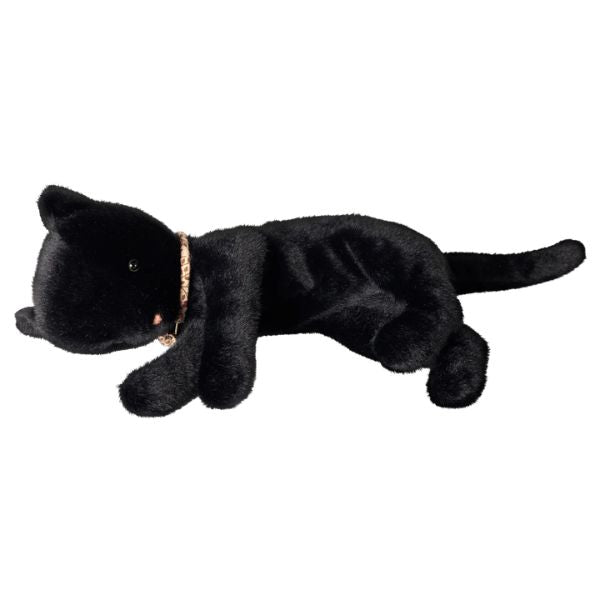 Maileg Sleeping Kitten plush, medium Black