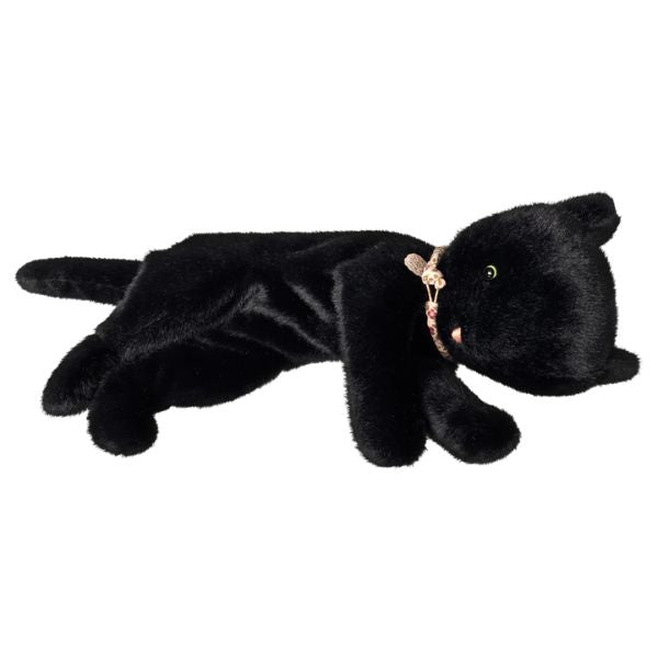 Maileg Sleeping Kitten plush, medium Black