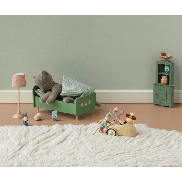 Maileg Sleeping Kitten plush, medium Grey