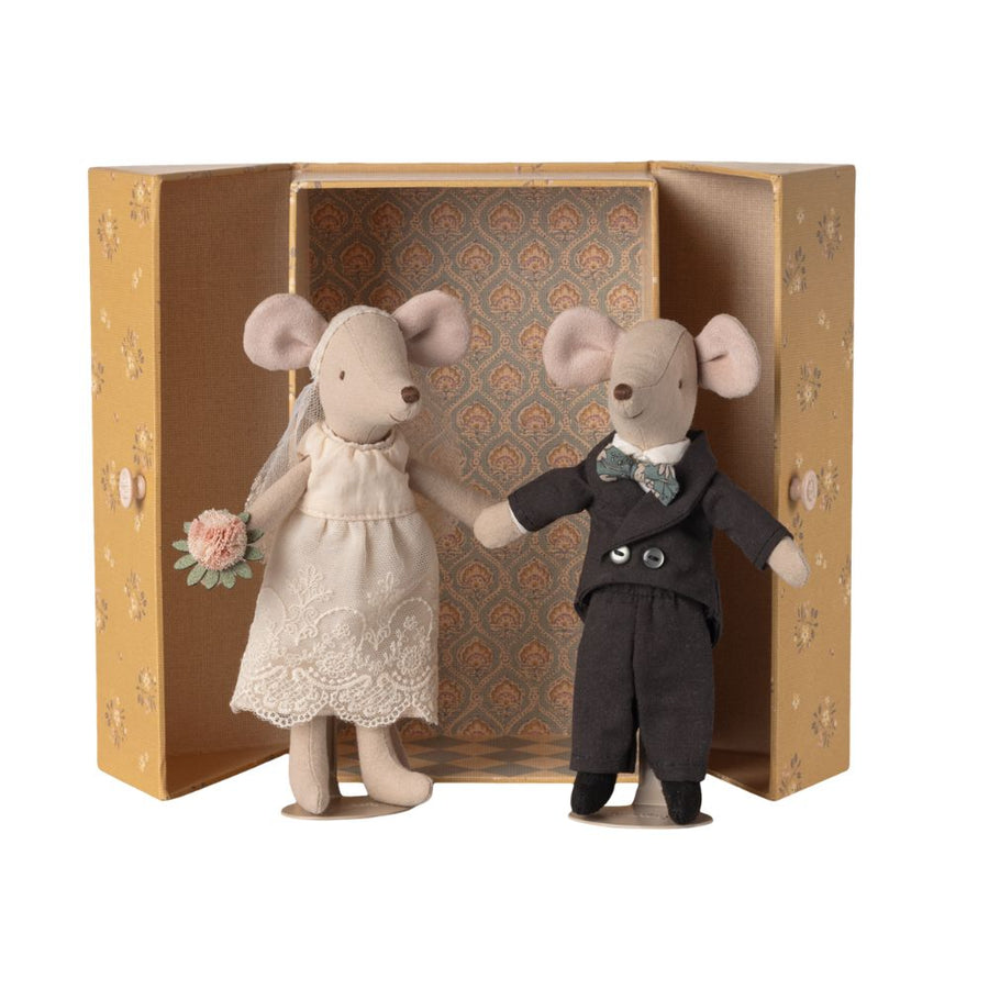 Maileg Wedding Mice Couple In Box, Mum and Dad