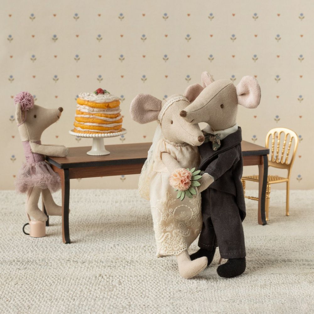 Maileg Wedding Mice Couple In Box, Mum and Dad