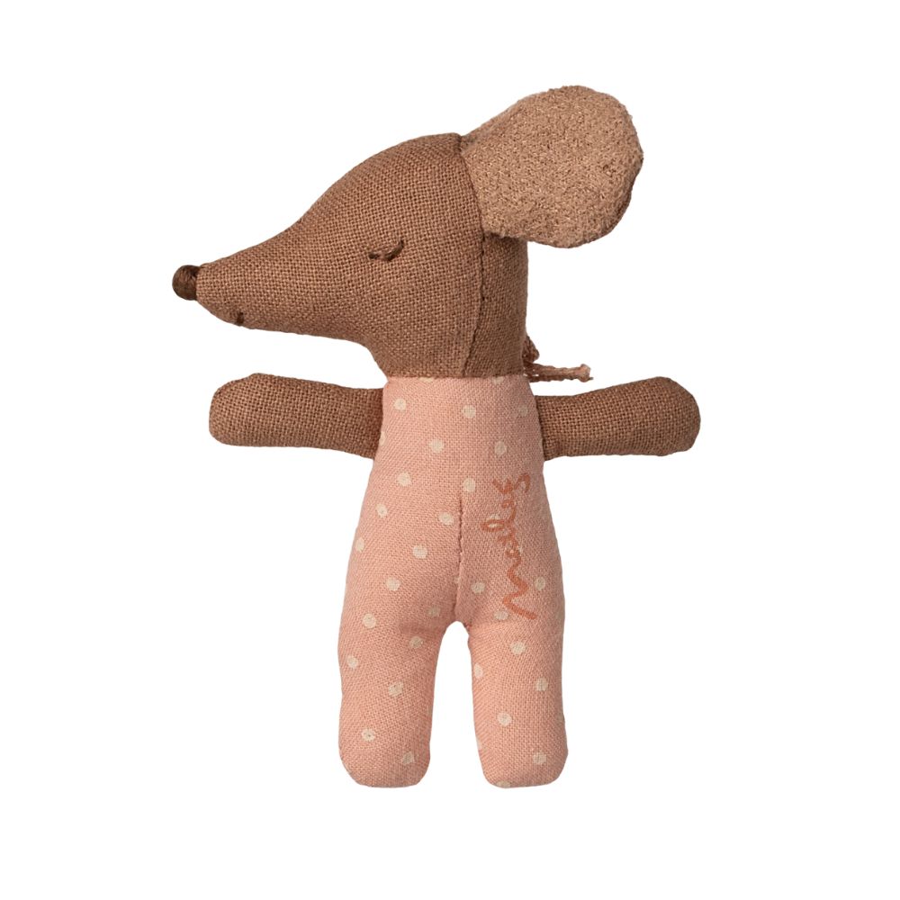 Maileg Baby Mouse, Sleepy/Wakey in Box - Girl