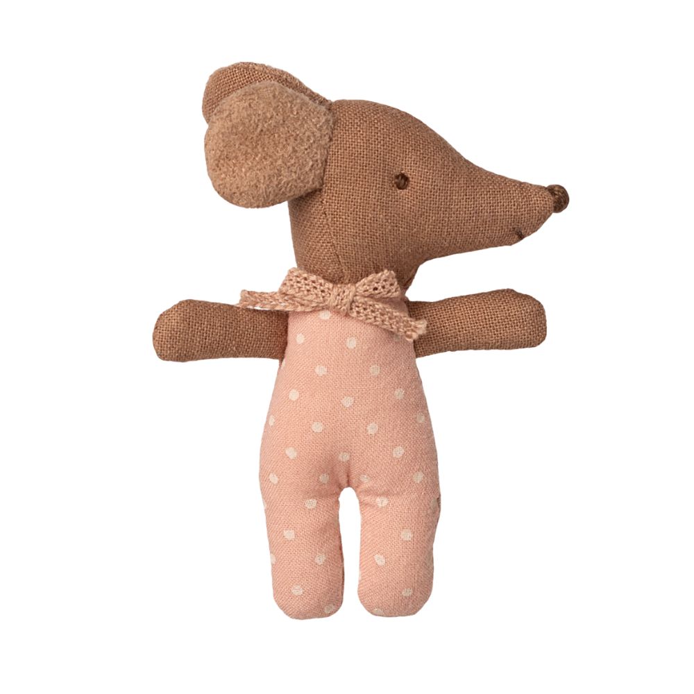 Maileg Baby Mouse, Sleepy/Wakey in Box - Girl