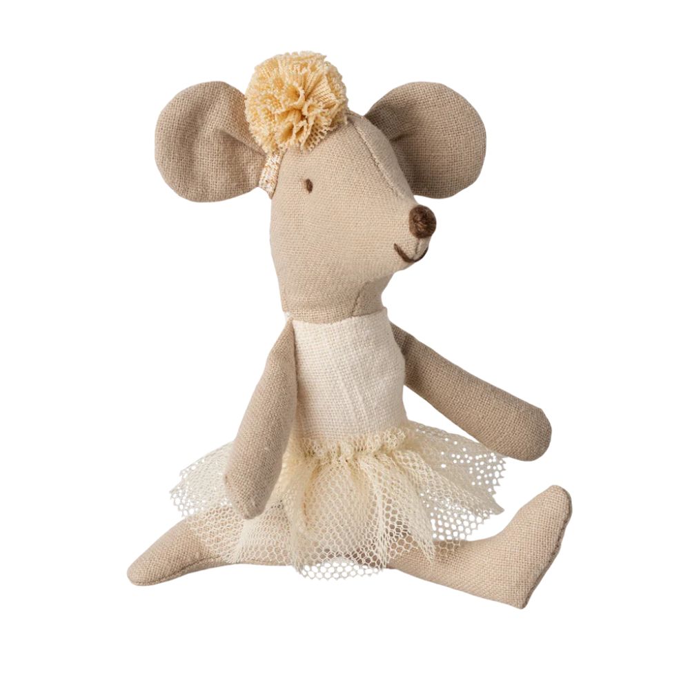 Maileg Ballerina Mouse, Little Mouse Off White