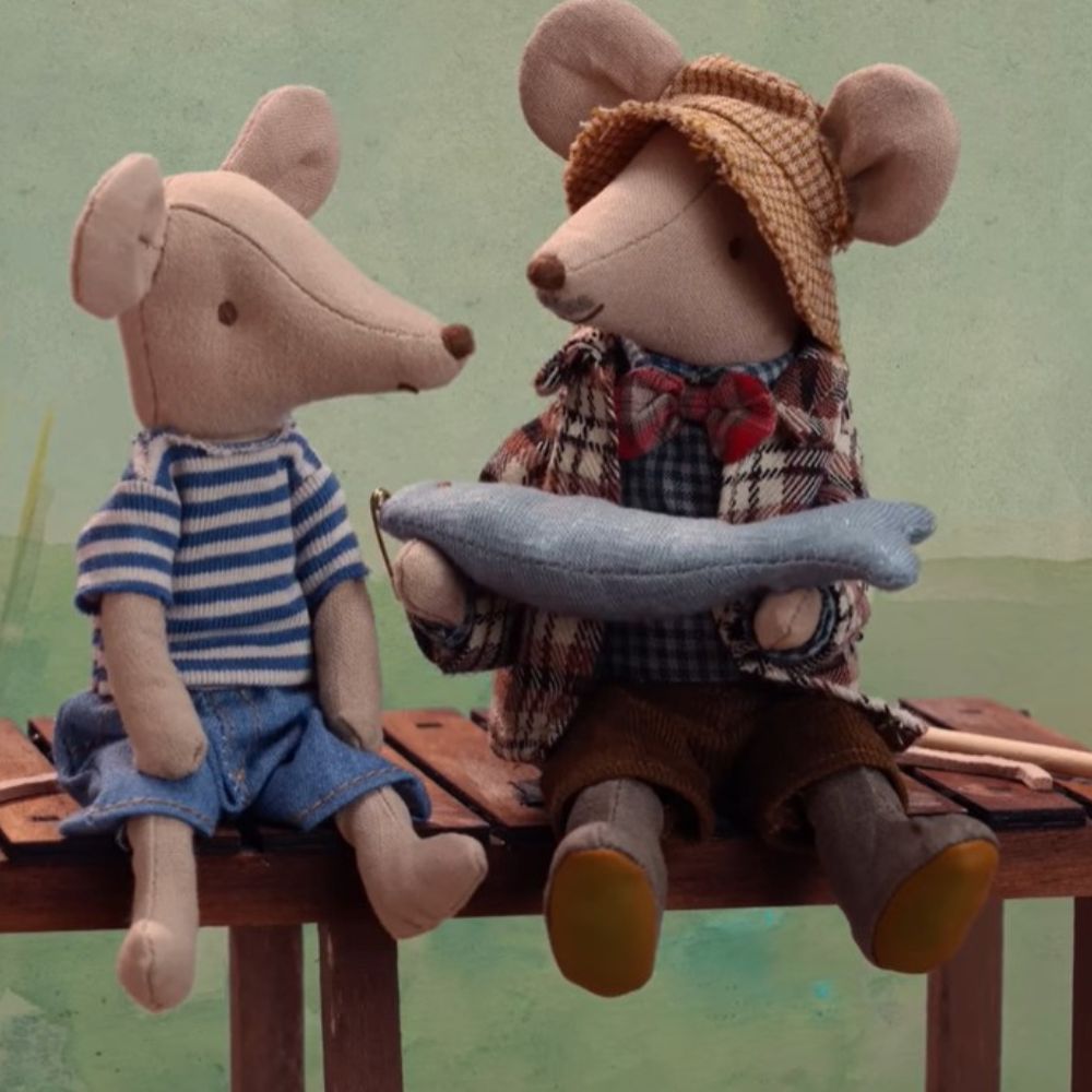 Maileg Fishing set, Mouse 1000 x 1000