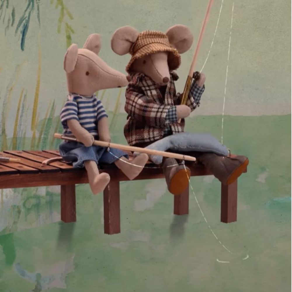 Maileg Fishing set, Mouse 1000 x 1000