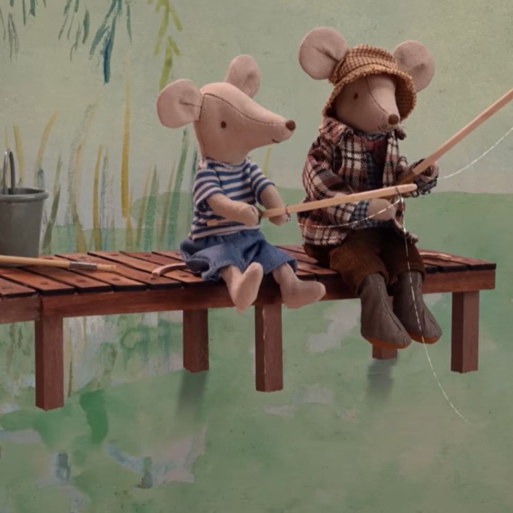 Maileg Fishing set, Mouse 1000 x 1000