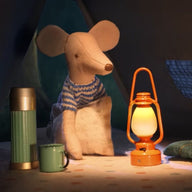 Maileg Hiker Mouse - Thermos and Cups, Mint
