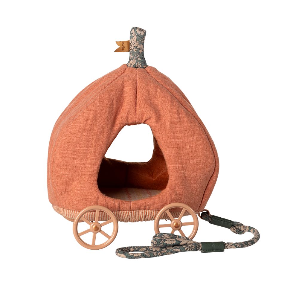 Maileg Pumpkin Carriage, Mouse - 11-5409-00 