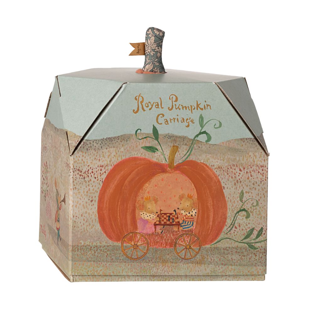 Maileg Pumpkin Carriage, Mouse - 11-5409-00 