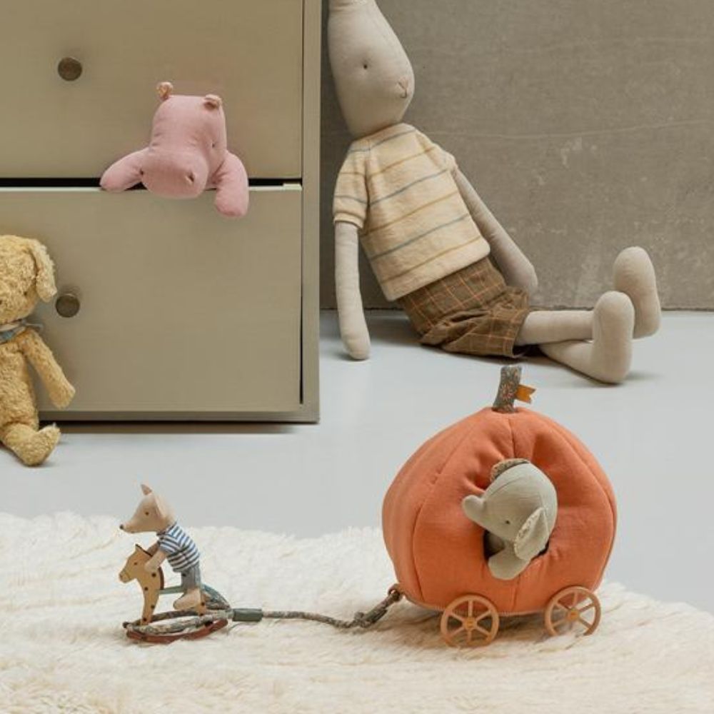 Maileg Pumpkin Carriage, Mouse - 11-5409-00 