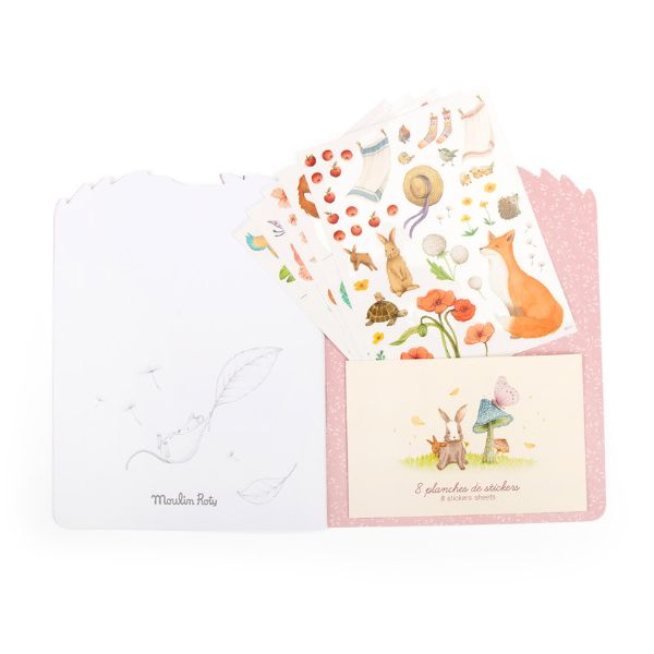 Moulin Roty Les Rosalies Colouring and Sticker Book