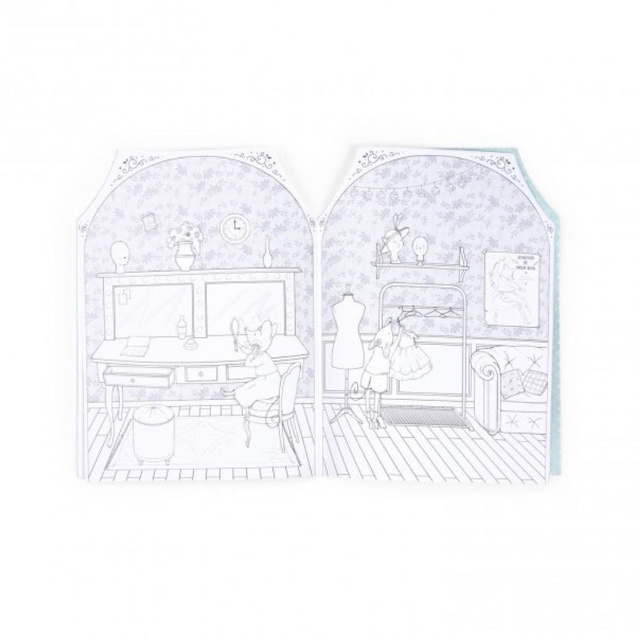 Moulin Roty Colouring and Sticker Book