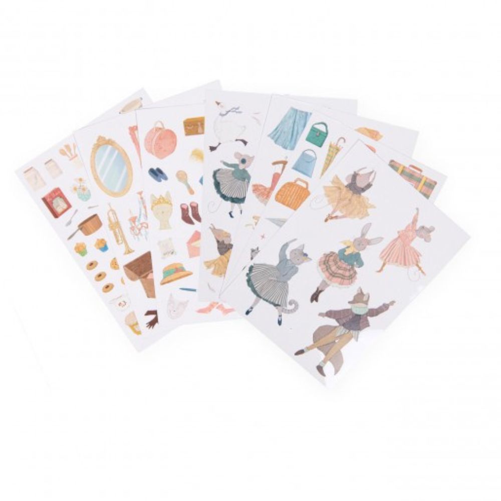 Moulin Roty Colouring and Sticker Book