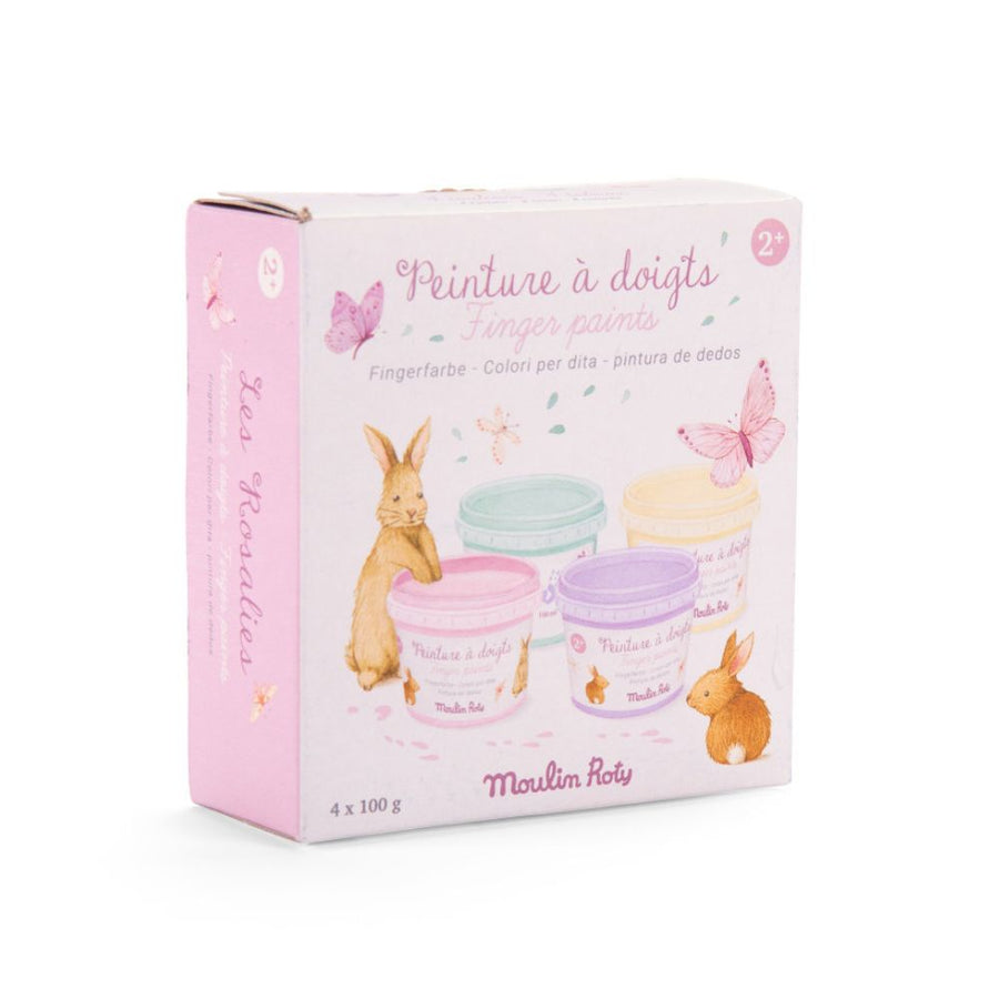 Moulin Roty Les Rosalies - Pastel Finger Paints (Box of 4)