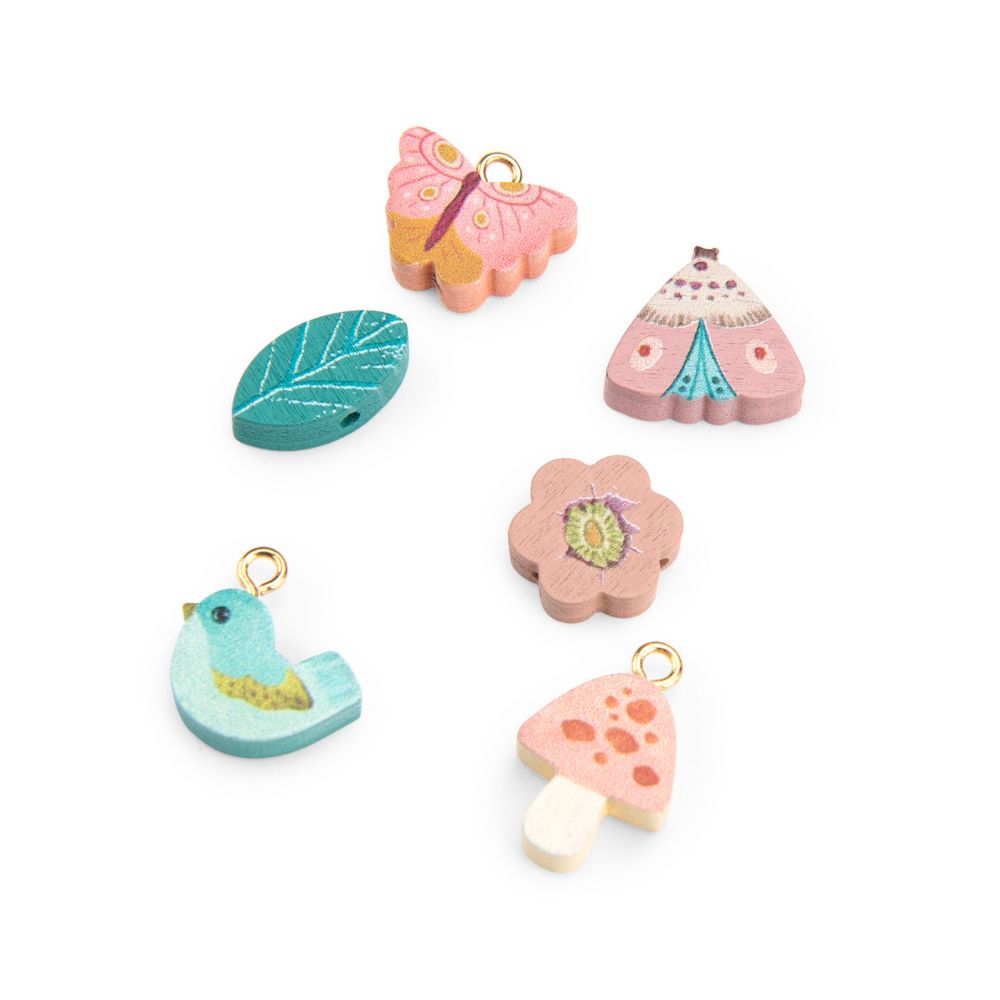 Moulin Roty Les Rosalies - Wooden Bracelet Making Set