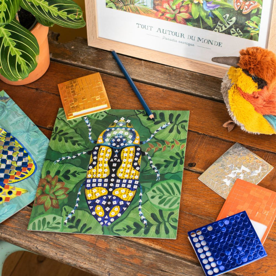 Moulin Roty Tout Autour du Monde - Mosaics Kit for Kids 5+