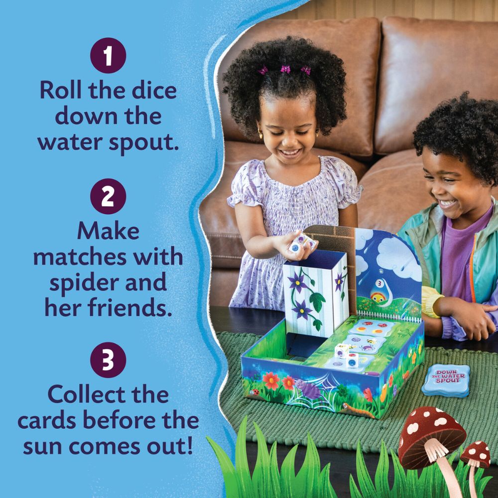 Peaceable Kingdom Down the Waterspout Cooperative Game for Kids 3+