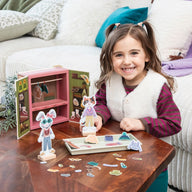 Peaceable Kingdom Magnetic Dress-up Cozy Critters Playset