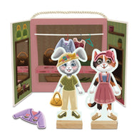 Peaceable Kingdom Magnetic Dress-up Cozy Critters Playset