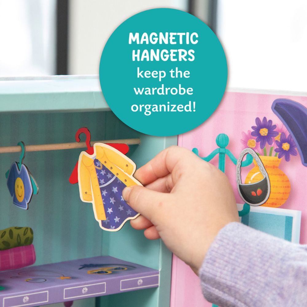 Peaceable Kingdom Magnetic Dress-up Fashion Friends Playset