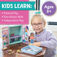 Peaceable Kingdom Magnetic Dress-up Fashion Friends Playset