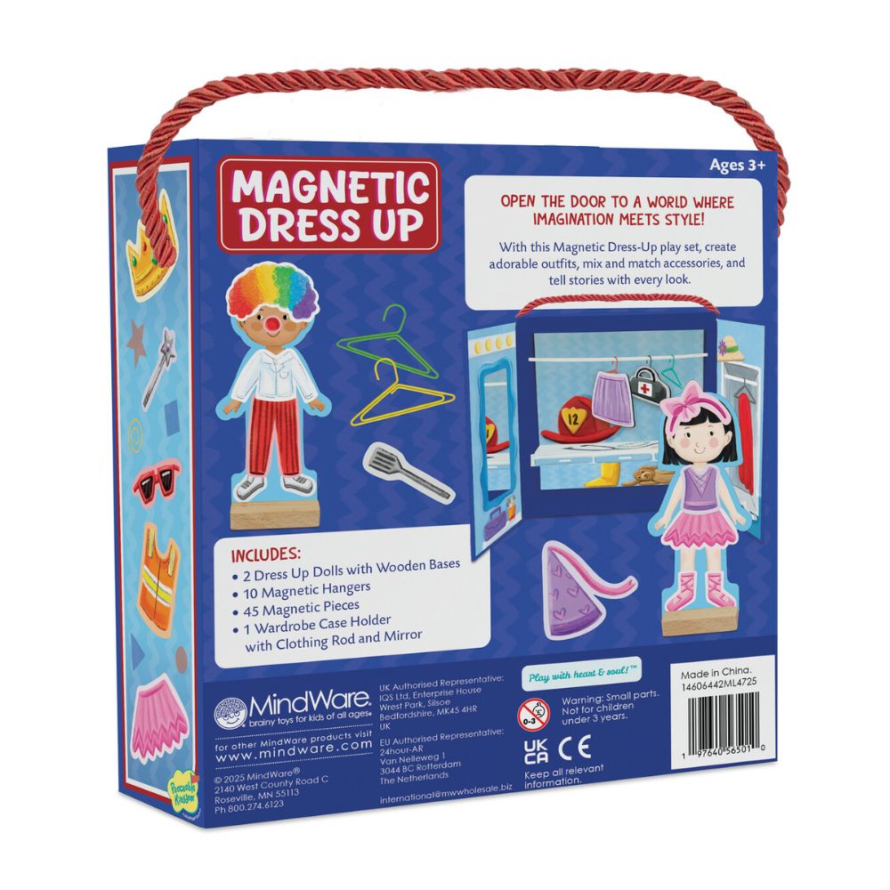 Peaceable Kingdom Magnetic Dress-up Playful Pretend Playset