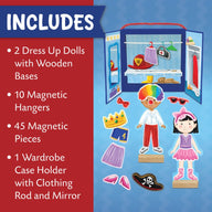 Peaceable Kingdom Magnetic Dress-up Playful Pretend Playset