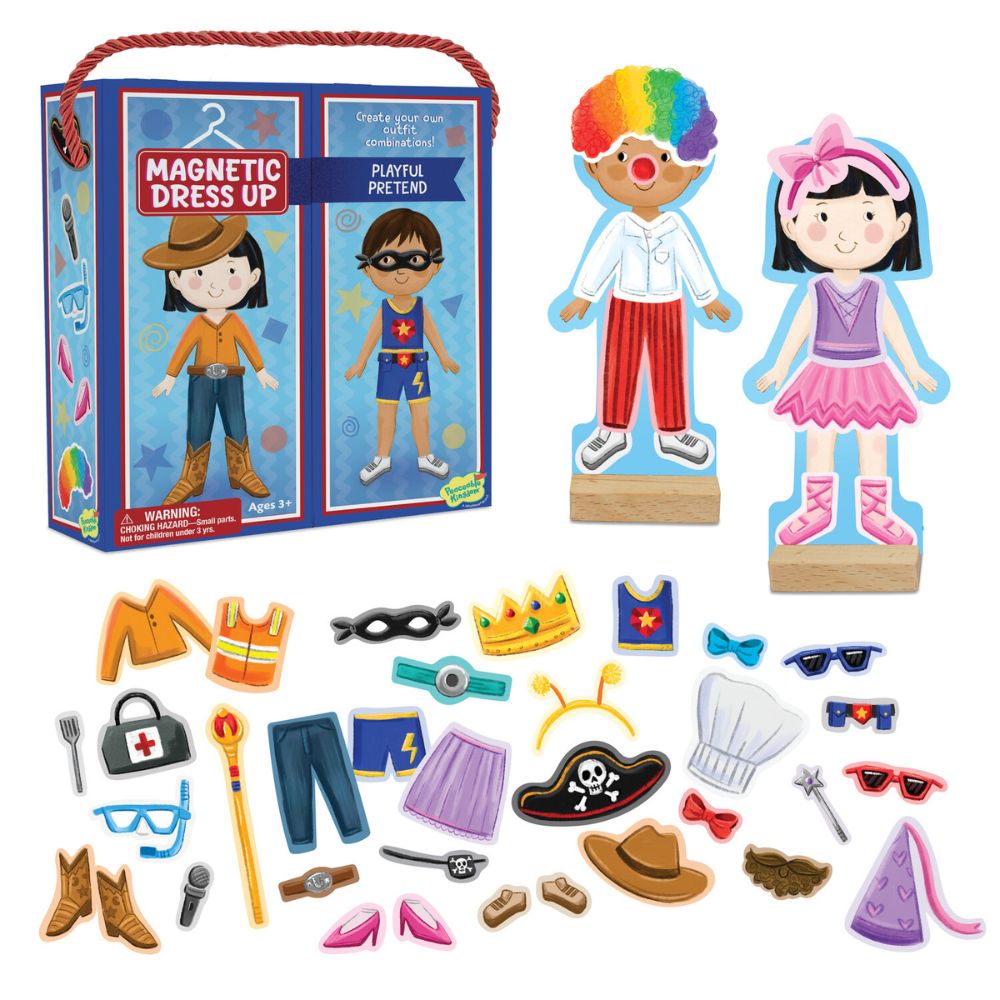 Peaceable Kingdom Magnetic Dress-up Playful Pretend Playset