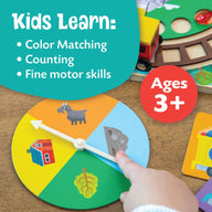 Peaceable Kingdom Round the Mountain Cooperative Train Game