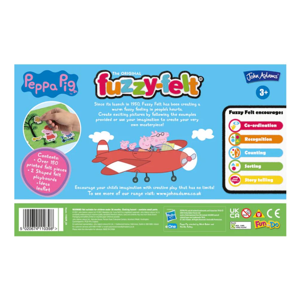 Peppa Pig Fuzzy Felt - Bumper Drawer Box