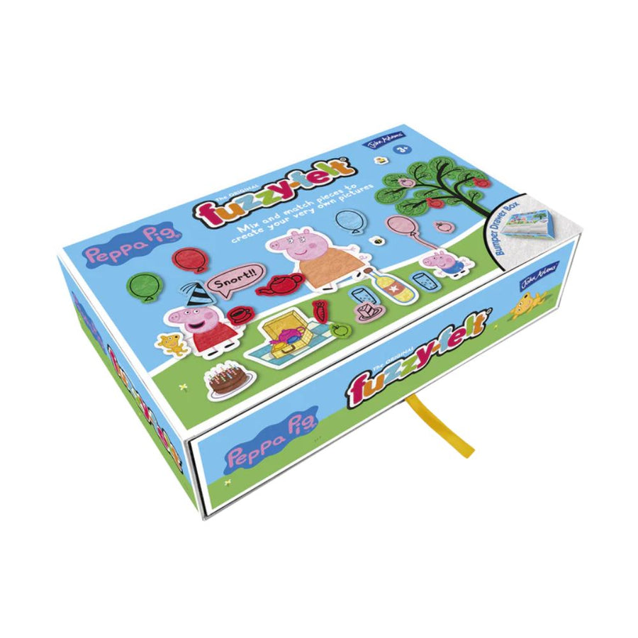 Peppa Pig Fuzzy Felt - Bumper Drawer Box