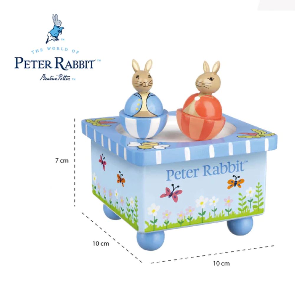 Orange Tree Toys Peter Rabbit Wooden Musical Box