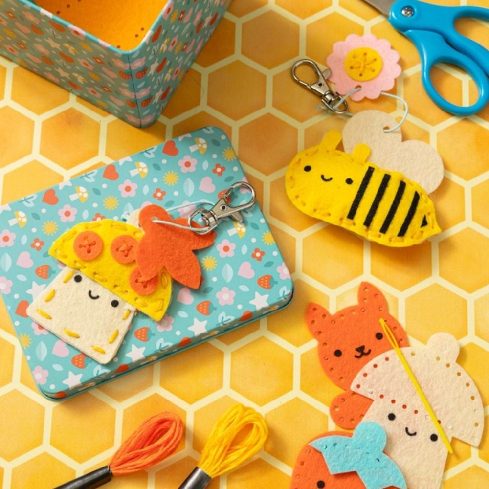 Petit Collage Bag Charm Pals