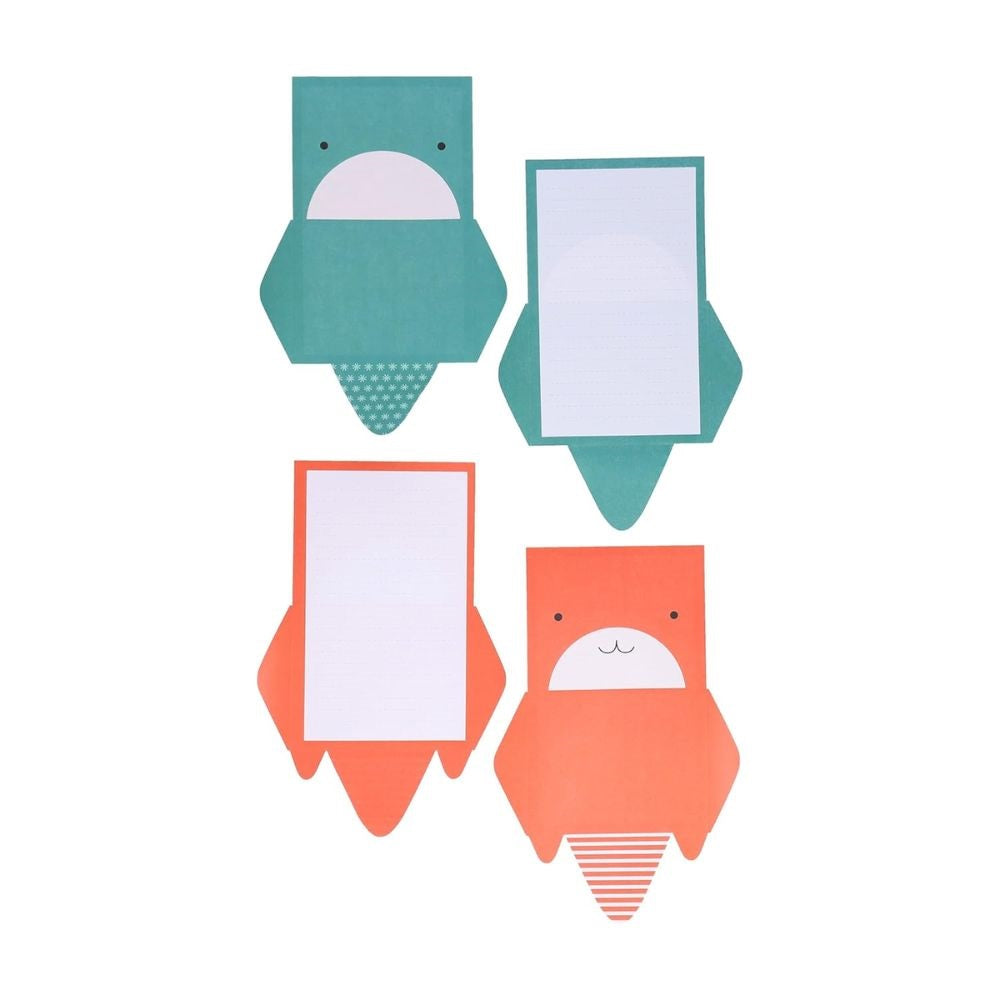 Petit Collage Festive Animal Pals Stationery Set