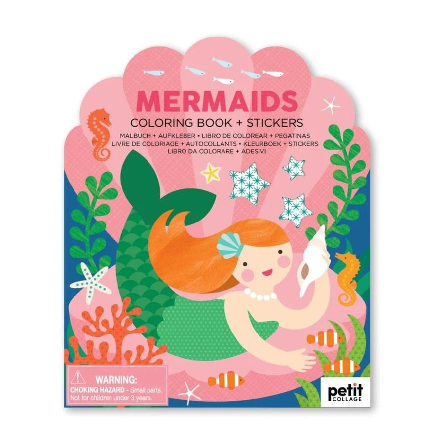 mermaid colouring book for kids