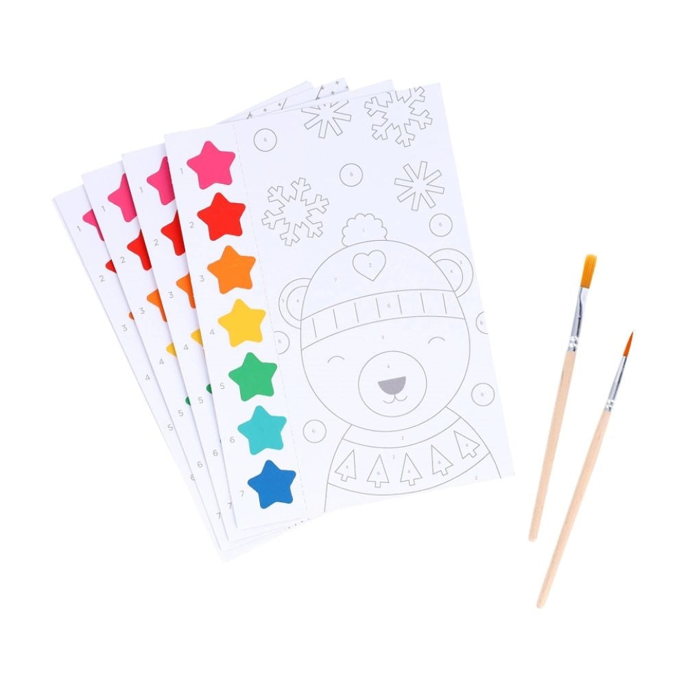 Christmas paint by numbers