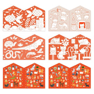 Petit Collage Pets Colouring Book & Stickers