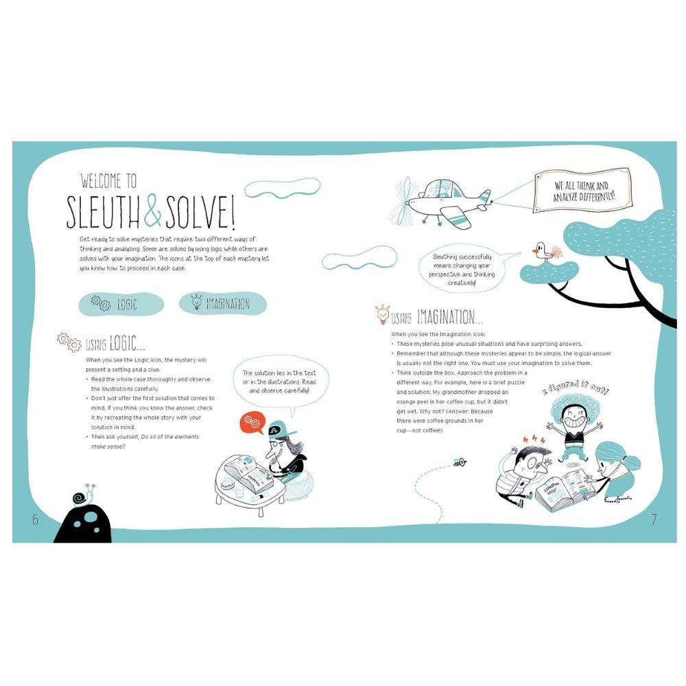 Sleuth & Solve Mstery Book